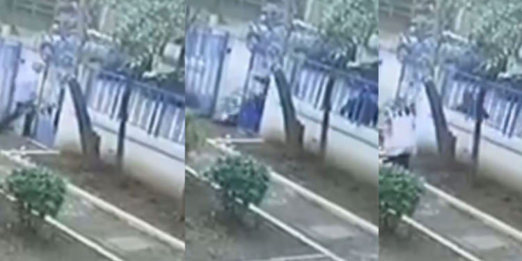 Video/Ja momenti kur avokati Sokol Mëngjesi dhunohet para derës së kopshtit
