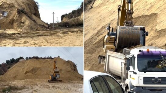 ‘2A Group’ aksionere e aeroportit të Vlorës rrafshoi kodrën e Mifolit, Bashkia Vlorë: Punuan pa leje