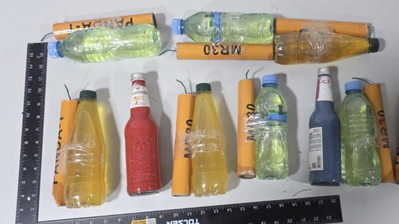 Protesta e PD, Rama nxjerr foton e molotovëve: Bomba artizanale, drejtësia të veprojë