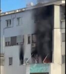 Zjarr në katin e 6 të një pallati në kompleksin “Kika 1” te “Komuna e Parisit”, evakuohen banorët