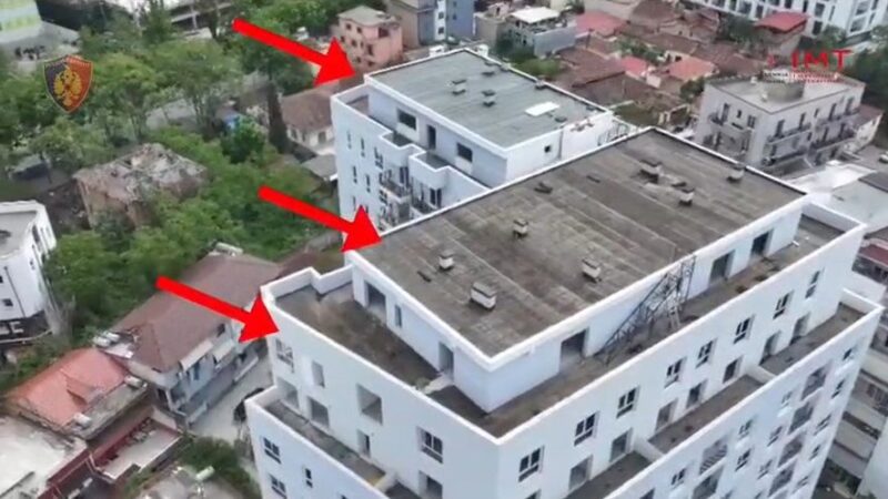 Policia dhe IMT-ja KONFISKOJNË pallatin 12-katësh në Tiranë! Ishin ngritur edhe 3 kate shtesë pa leje