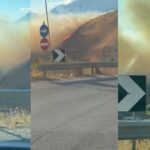 Zjarr në Llaman të Himarës, flakët u përhapen në kodrat e zonës